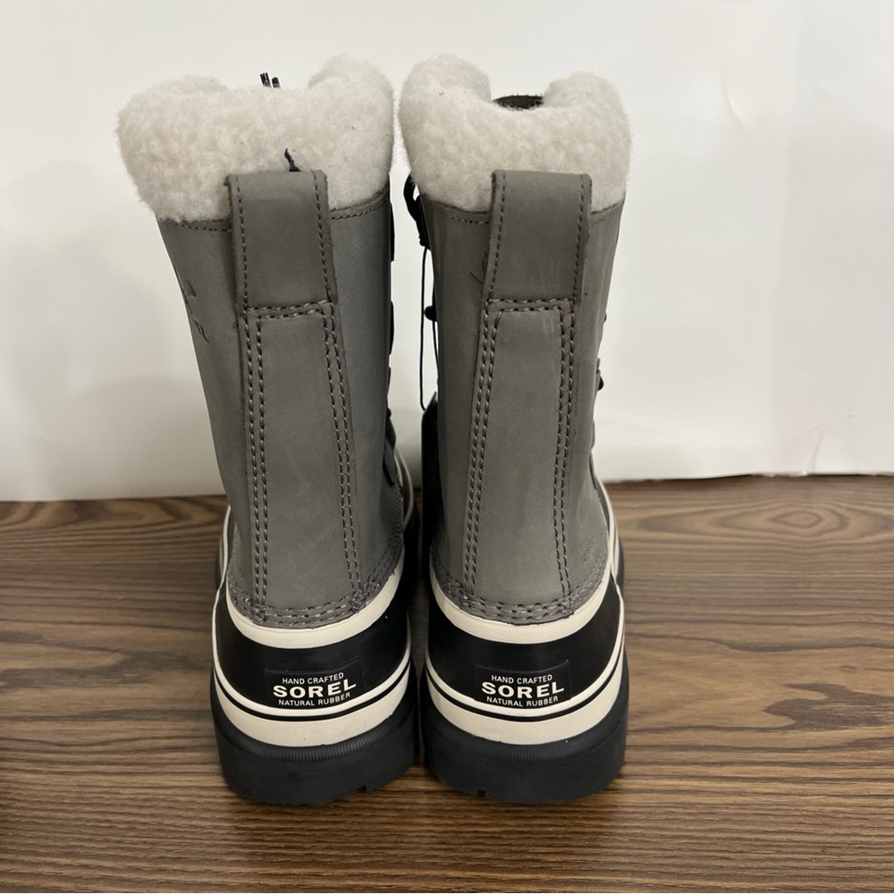 SOREL Women Sz 8.5 CARIBOU Lace-up Waterproof Snow Boots Comfortable INSULATION - Picture 6 of 12